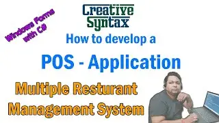 POS Application C# - Restaurants Management System