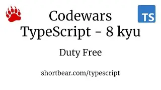 Codewars - Typescript - Duty Free