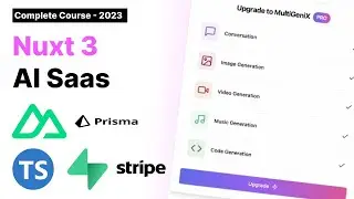 Build Nuxt 3 Saas AI Platform with Vue, Typescript, Supabase, Stripe, Tailwind | Full Tutorial 2024