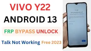 Vivo Y22 Frp Bypass Android 13 Unlock Tool | Vivo V2207 Google Account Remove Android 13 Test Point