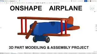 Onshape Project - Airplane - Step 9 - Wheel Sub Assembly