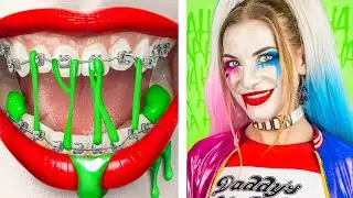 From Nerd To Beauty Bride Harley Quinn / Extreme Makeover With Gadgets From TikTok