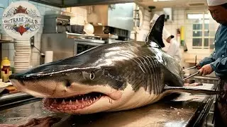 How Chefs Processing Shark to Make Luxury Sashimi | Fish Farming Technology