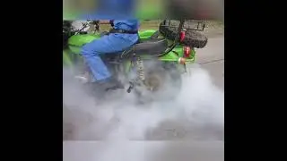 ПРИЖЕГ ПОКРЫШКУ / МОТОЦИКЛ УРАЛ / URAL MOTORCYCLE 