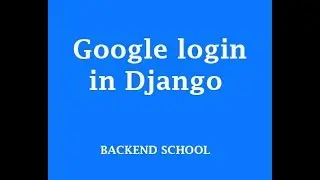 Backend School-Generate google Client Id and secret key