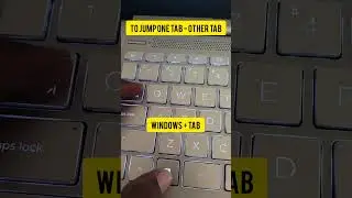 Shortcut key To Jump One Tab - Other Tab  in pc / laptop #youtubeshorts #shortcut #winter #viral