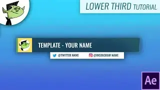 Awesome Lower Third Animation in After Effects - Tutorial