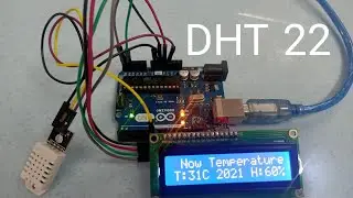 DHT 22 Temperature and Humidity Sensor with Arduino Uno