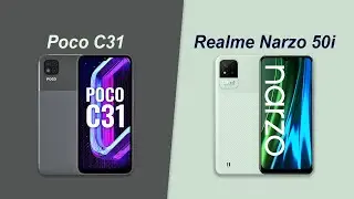 Poco C31 VS Realme Narzo 50i | Full Comparison