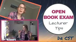 OPEN BOOK EXAM Lecturer Tips!