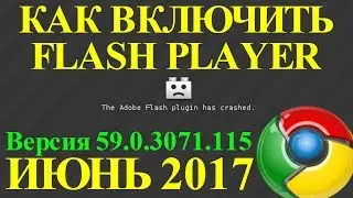 Флеш плеер для гугл как включить в google chrome новая версия 2017