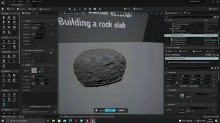 Simple Tutorial Unreal engine 5 Modeling Editor: how to make Rock slabs