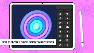 How to create a Simple inflate 3D illustration