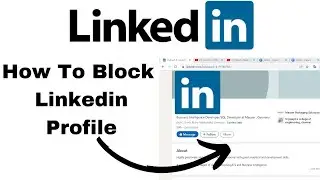 Block Someone from Viewing a Linkedin Profile | Block Someone On LinkedIn without them Knowing 2024.