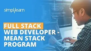 Full Stack Web Developer - MEAN Stack Program | Become Full Stack Developer | #Shorts | Simplilearn