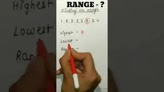 Find the RANGE | Very easy solution only this video | Solution4u |