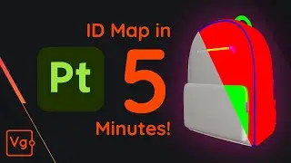 Your ID map in 5 minutes with Substance 3D Painter! (tutorial)