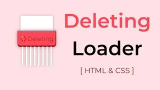 'Deleting' Loader with pure CSS | Omnibits