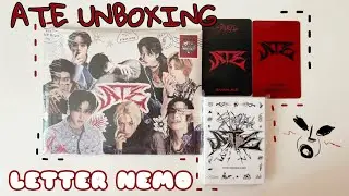 🧨 ATE ALBUM UNBOXING// Letter and Nemo ver 🖤