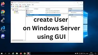 Creating a User on Windows Server Using GUI