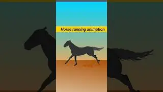 Horse running animation with HTML and CSS | 