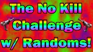 THE NO KILL CHALLENGE W/ RANDOMS! Funny Moments Montage! (Der Eisendrache BO3 Zombies)