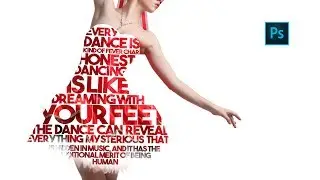 How to Create Full Body LETTER PORTRAITS |  Photoshop Tutorial
