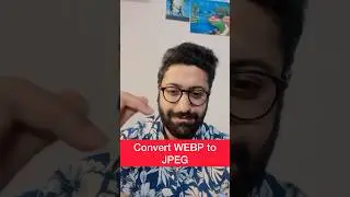 How to convert WEBP to JPG #shorts