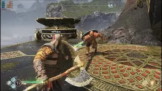 God of War (PC) - Kratos vs Traveler Champion - RTX 3060 6Go@UltraSettings & DLSS ON (Quality mode)