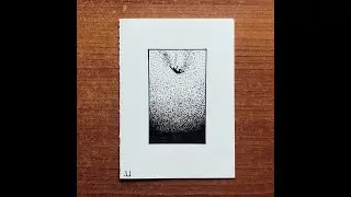 A few thousand dots | Simple dot drawing | How to draw using dots