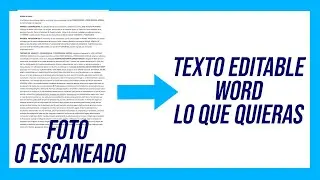 😃 Convertir IMAGEN (Fotos o Escaneados) a TEXTO Editable en Word 2022 👌 (FÁCIL y RÁPIDO)