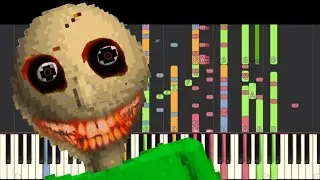IMPOSSIBLE REMIX - Baldi's Basics In Education And Learning Theme Song - Piano Cover