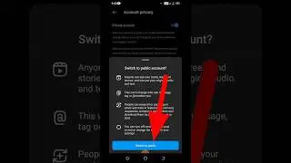 Instagram private account ko public kaise kare 2024 || insta private to public account ||