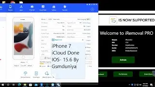 iPhone 7,7+ ios 15 iCloud Bypass | icloud activation unlock 15 with Network |  iRemove Pro