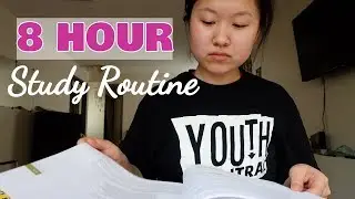 STUDYING FOR 8 HOURS?!! || MCAT STUDY VLOG