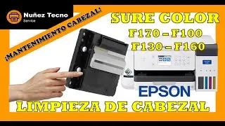 ✅ Como DESTAPAR CABEZAL de impresora 🖨️ EPSON  F170 F100 F130 F160