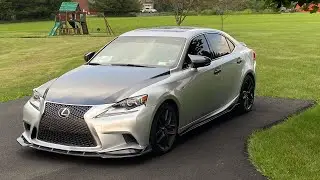 POV driving Lexus IS Stage 1+ Tune Intake Exhaust (axleback)