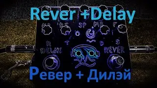 REVERB + DELAY. Ревер + Дилей.