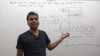 C Program To Trim Both Leading And Trailing Space From A String|Trimming spaces from a string|Pat847