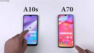 SAMSUNG A10s vs A70 : Speed Test