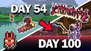 I Spent 100 Days in Terraria Calamity Master Revengeance Mode - Episode II (51-100)