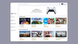 JavaFX UI: Game Store Design