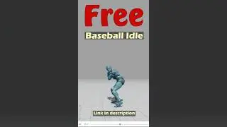 Baseball Idle. Free Mixamo animation for Daz Studio's Genesis 9
