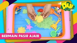 Bermain Pasir Ajaib | Membuat Penyu Menggunakan Kinetik Sand | Didi & Friends Indonesia