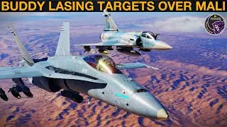 Op. Serval Campaign: DAY 1 Buddy Lasing Over Mali | DCS