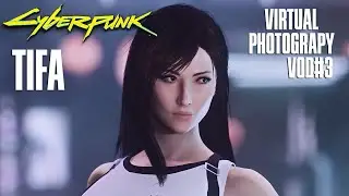 Cyberpunk Virtual Photography | Tifa from Final Fantasy