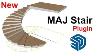 New MAJ Stair Plugin For SketchUp - TutorialsUp