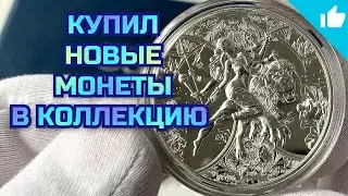 Купил серебряные инвестиционные монеты! Коллекция растет!