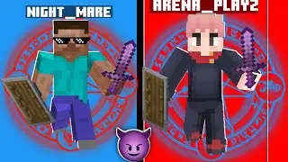 1 v 1 in Minecraft with @ArenaPlayzZ  || NIGHT MARE PVP IN MINECRAFT SERVER