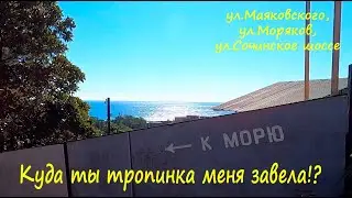 ЛАЗАРЕВСКОЕ 2020🌴 Сочинское шоссе,ул Маяковского,ул Моряков.  Гуляю по тропинкам!